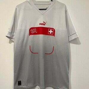 Puma Switzerland White Football Shirt 3718